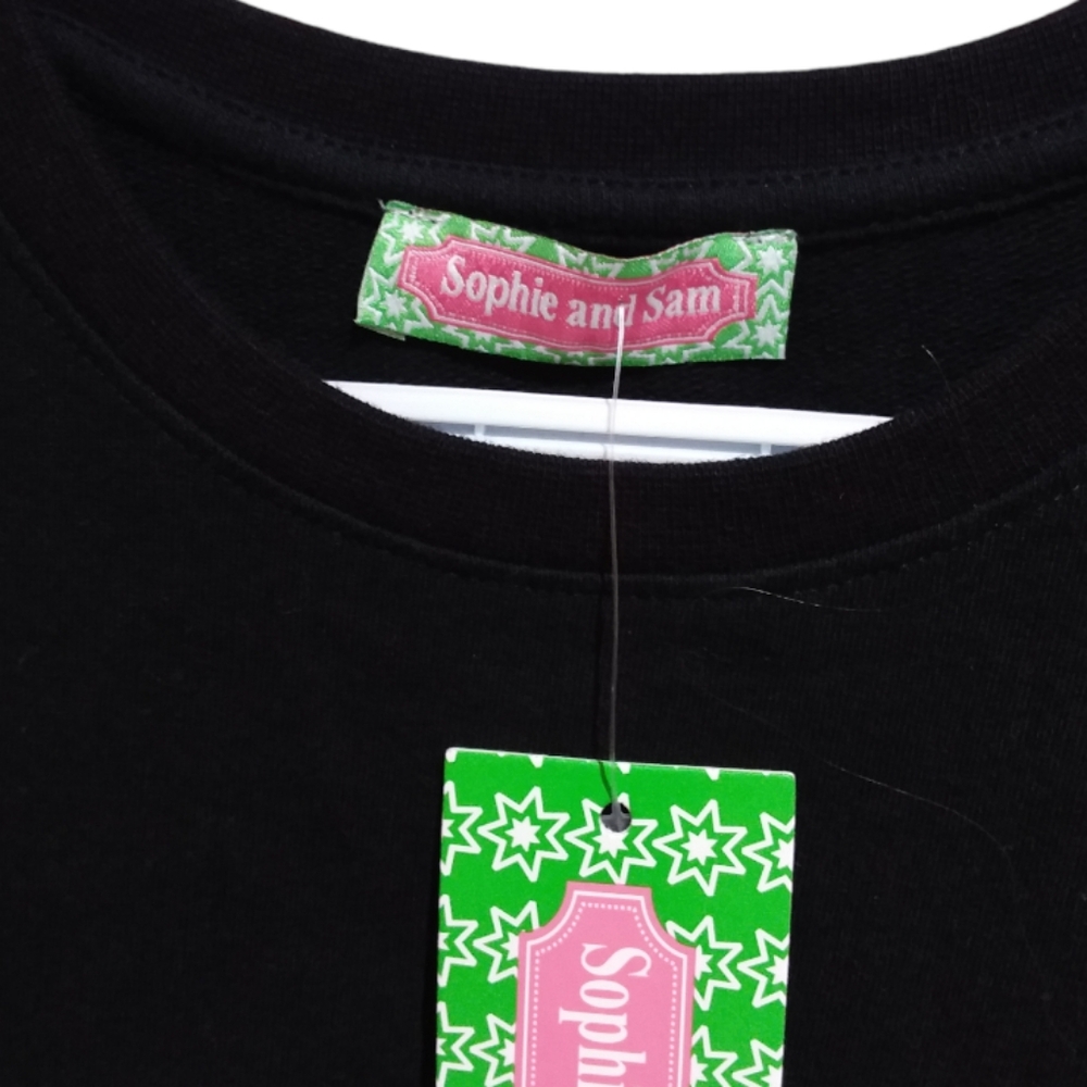 NWT SOPHIE & SAM  Girls Neon "Be Kind" Dress - Picture 4 of 6